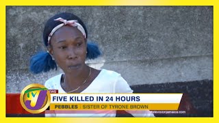 5 Killed in 24hrs in Jamaica  TVJ News [upl. by Nohj]