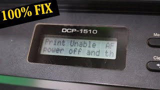 How to Fix Print Unable AF Error of Brother Printer [upl. by Raffarty]