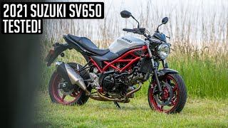 2021 Suzuki SV650  First Ride Review [upl. by Patman]