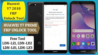 Huawei Y7 Prime 2018 FRP Bypass Tool  Huawei Y7 2018 frp Remove Test Point 100 Tested [upl. by Maddock]