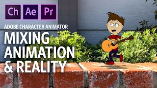 Mixing Animation and Reality Adobe Character Animator Tutorial [upl. by Ahsocin]