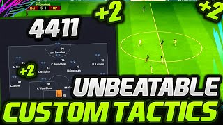 FIFA 21  THE ULTIMATE UNBEATABLE 4411 BEST CUSTOM TACTICSINSTRUCTIONS IN FIFA 21 BROKEN [upl. by Enorej]