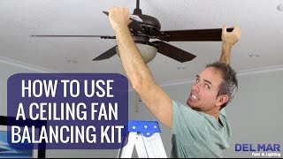 How To Use A Ceiling Fan Balancing Kit [upl. by Audre]