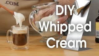 DIY whipped cream in 60 seconds [upl. by Libys485]