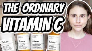 ALL THE ORDINARY VITAMIN C PRODUCTS Dermatologist Review  Dr Dray [upl. by Yenahpets]