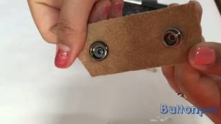 How to attach snap fasteners [upl. by Stranger579]