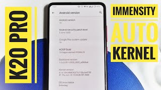 Immensity Plus Kernel for K20 pro 😃 [upl. by Farhsa168]