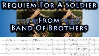 Requiem for a Soldier  Band Of Brothers Theme [upl. by Eceinej]