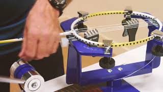 How to string a Badminton Racket [upl. by Lenny]