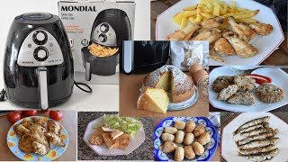 7 recetas sin aceite en freidora AIR MONDIAL fáciles y deliciosas [upl. by Beller]