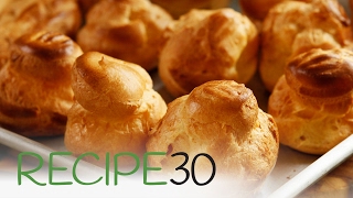 How to make perfect Choux Pastry  By RECIPE30com [upl. by Woodford873]