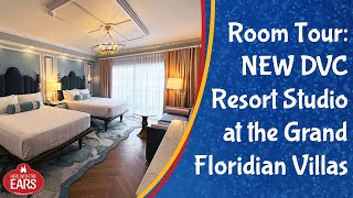 NEW Grand Floridian Resort Studio Room Tour  Standard View  New DVC Villas [upl. by Rezeile]