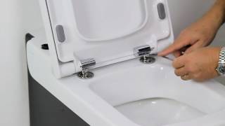 How to install a softclose toilet seat [upl. by Weiner852]