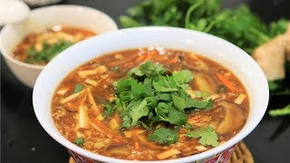 BETTER THAN TAKEOUT  Authentic Hot And Sour Soup Recipe 酸辣汤 [upl. by Eyak]