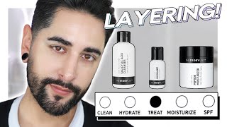 How To ACTUALLY Layer Your Skincare Routine  Ft The Inkey List A D ✖ James Welsh [upl. by Nautna]