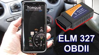 Using an OBD2 Diagnostic Scanner Tool with Torque Pro Smartphone App [upl. by Odilia]