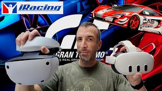 Is the Quest 3 much Better than PSVR2 for Sim Racing [upl. by Crutcher]