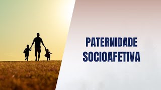 Paternidade socioafetiva [upl. by Ziguard]