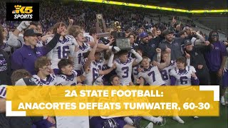 2A State Football Title Anacortes defeats Tumwater 6030 [upl. by Paucker]