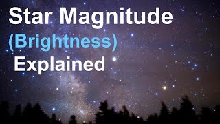 Star Magnitude Brightness Explained [upl. by Lenra]