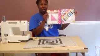 Easy Quilting Joining Quilt As You Go Blocks [upl. by Nerfe]