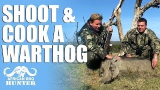 African BBQ Hunter  how to hunt and cook warthog [upl. by Yelnikcm473]