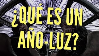 ¿Qué es un año luz EXPLICACIÓN DE UN MINUTO [upl. by Nonnair]