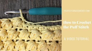 How to Crochet the Puff Stitch [upl. by Deutsch]