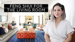 FENG SHUI for the Living Room  How to Use the Bagua Map Colors  Elements [upl. by Milena]