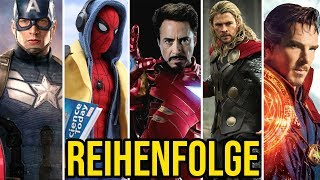 Alle MARVELFilme in RICHTIGER Reihenfolge  Recap  Jay amp Arya [upl. by Greenwald615]