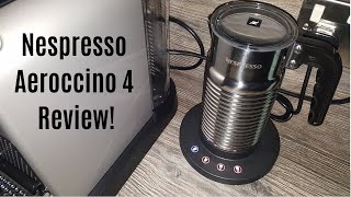 Nespresso Aeroccino 4 Milk Frother Review  Worth upgrading from the Aeroccino 3 [upl. by Daveda]