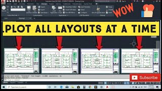 How to publish amp plot all layouts at a single method tutorial2 [upl. by Cordier]