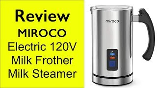 Review Miroco Milk Frother  How to make froth milk at home [upl. by Amble799]