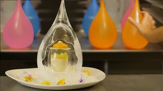 MAGICAL ICE DROP PANNA COTTA DESSERT RECIPE How To Cook That Ann Reardon [upl. by Dyob]