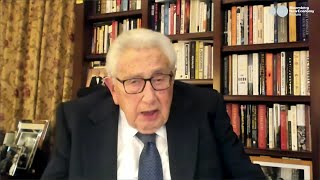 Dr Henry A Kissinger on the US and China Taiwan Russia Ukraine [upl. by Ardnad248]