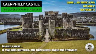 Caerphilly Castle  The Largest in Wales 2nd in Britain [upl. by Yeltnerb]