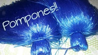 DIY Pompones de rafia [upl. by Puna]