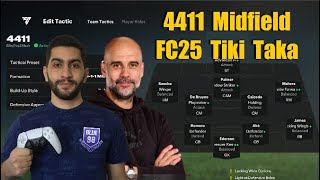 4411 FC25 Tiki Taka Custom Tactics [upl. by Unders]