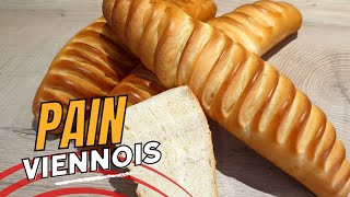 Pain viennois maison  Recette super facile [upl. by Leamaj]