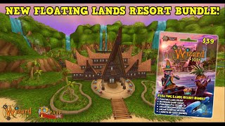 Wizard101  NEW FLOATING LANDS RESORT BUNDLE [upl. by Atineg]