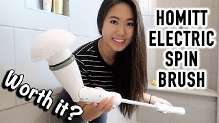 Best Cleaning Product For Your Bathroom  Worth It  Homitt Electric Spin Scrubber Review amp Demo [upl. by Dean137]