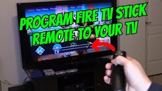 HOW TO PROGRAM FIRE TV STICK UNIVERSAL REMOTE TO CONTROL YOUR TV [upl. by Desireah]