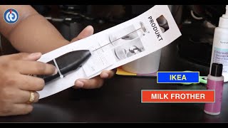 IKEA MILK FROTHER Review amp Battery Installation [upl. by Pegeen]