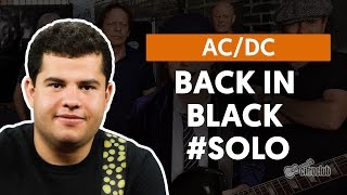 Back In Black  ACDC How to Play  Guitar Solo Lesson [upl. by Paxon859]