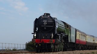 British steam trains at full speed 2013  2015 [upl. by Anivlek]