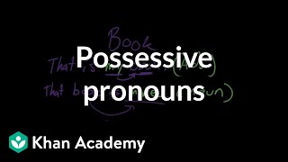 Possessive pronouns  The parts of speech  Grammar  Khan Academy [upl. by Gilroy]