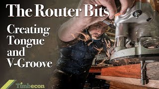 The Router Bits  Creating Tongue and VGroove [upl. by Nytsyrk]