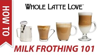 Milk Frothing for Beginners [upl. by Derian]