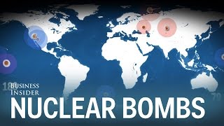 Every nuclear bomb explosion in history [upl. by Maillliw]