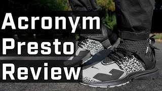 Techwear HEAT 🔥 Nike x Acronym Presto Review  On Feet [upl. by Sahpec]